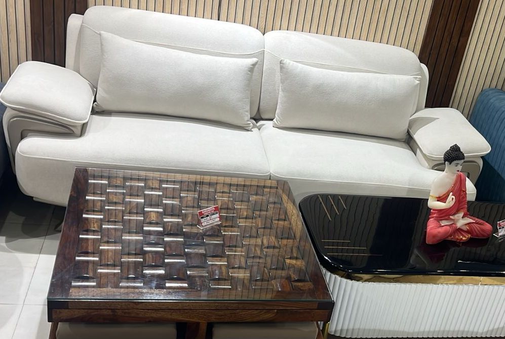 Luxury wooden sofa 5 seater