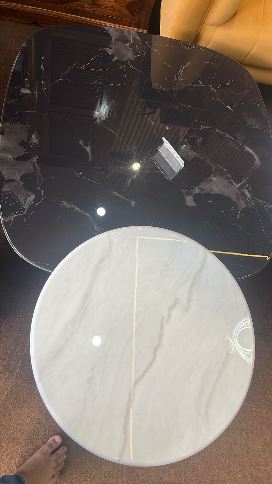 Imported set of two table