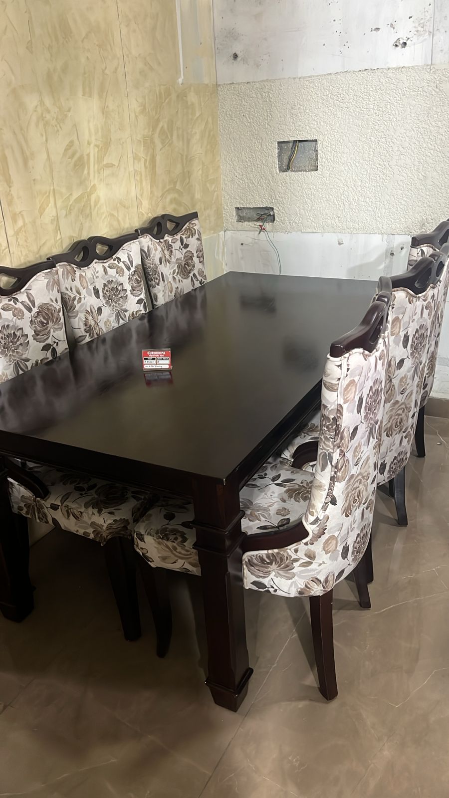 Wooden 6-Seater Dining Table